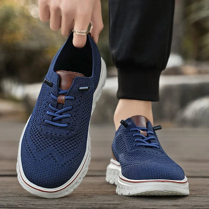 Walkora Heritage Knit Walking Sneakers