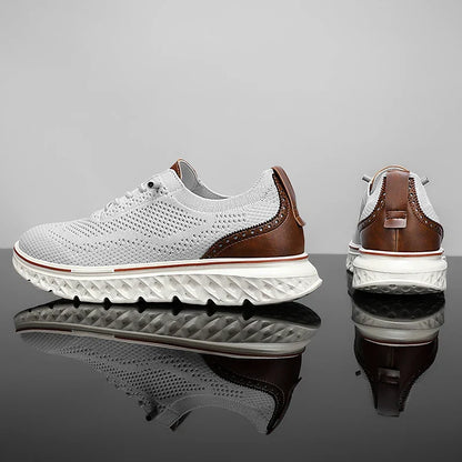 Walkora Heritage Knit Walking Sneakers