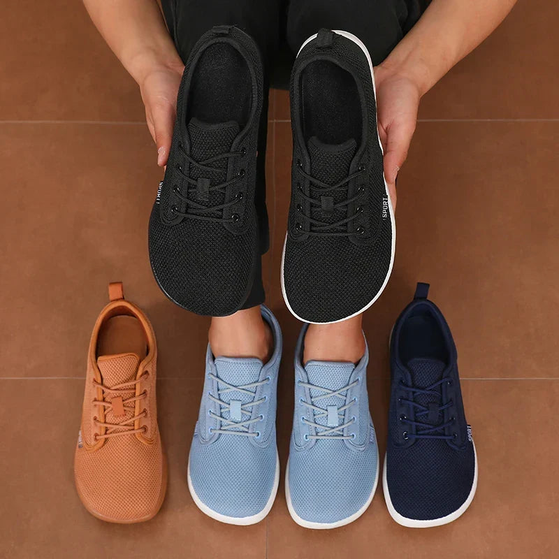 Walkora Easy Wide Knit Sneakers